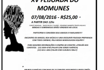 XV FEIJOADA DO MOMUNES !!! DIA 07/08/2016